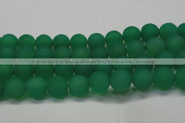 CAG6736 15 inches 20mm round green pilates agate beads