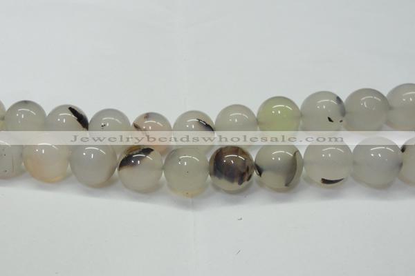 CAG6764 15 inches 14mm round Montana agate beads wholesale