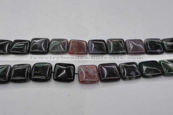 CAG6780 15.5 inches 16*16mm square Indian agate beads wholesale