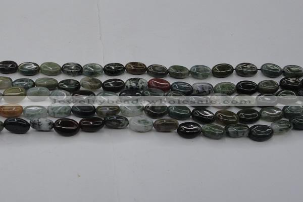 CAG6788 15.5 inches 8*10mm oval Indian agate beads wholesale