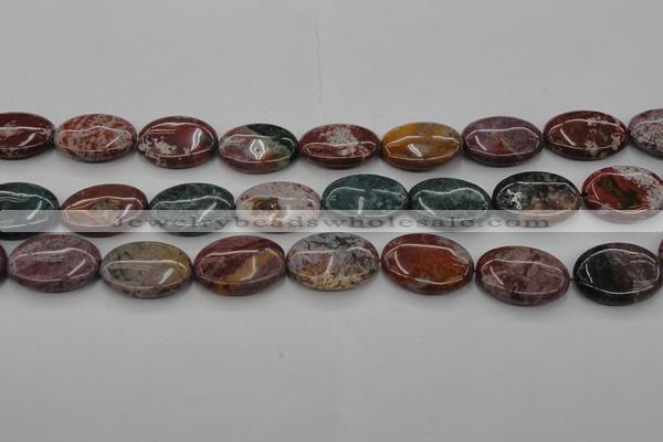 CAG6799 15.5 inches 18*25mm oval Indian agate beads wholesale