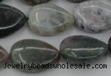 CAG6804 15.5 inches 15*20mm flat teardrop Indian agate beads