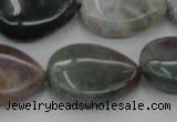 CAG6805 15.5 inches 18*25mm flat teardrop Indian agate beads