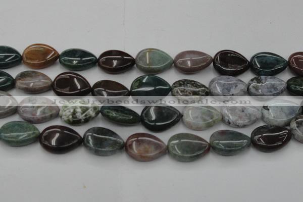 CAG6805 15.5 inches 18*25mm flat teardrop Indian agate beads