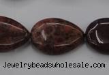 CAG6807 15.5 inches 18*25mm flat teardrop Indian agate beads