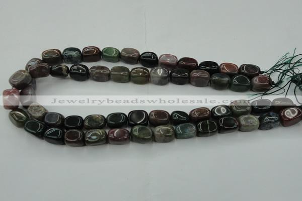 CAG6834 15.5 inches 10*15mm nuggets Indian agate beads wholesale