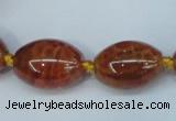 CAG6860 15.5 inches 10*14mm - 20*30mm rice dragon veins agate beads