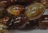 CAG700 15.5 inches 18*25mm rice dragon veins agate beads wholesale