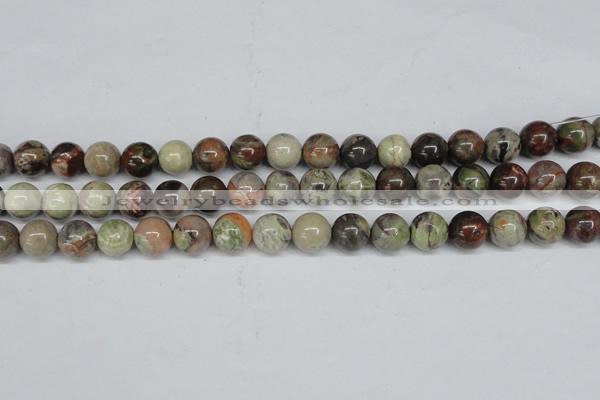 CAG7003 15.5 inches 10mm round ocean agate gemstone beads