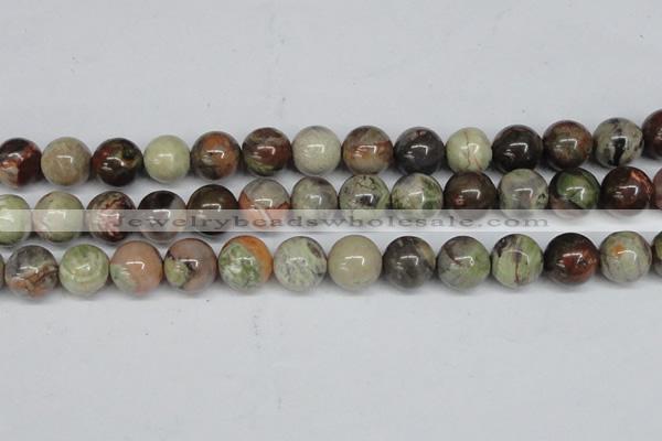 CAG7006 15.5 inches 16mm round ocean agate gemstone beads