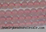 CAG7149 15.5 inches 4mm round pink agate gemstone beads