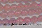 CAG7150 15.5 inches 6mm round pink agate gemstone beads