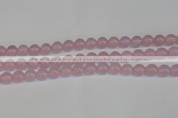 CAG7153 15.5 inches 12mm round pink agate gemstone beads