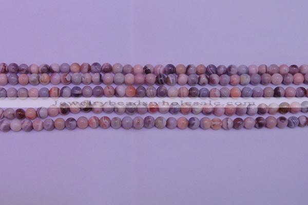 CAG7301 15.5 inches 6mm round red botswana agate gemstone beads