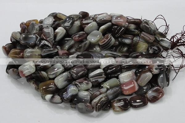 CAG738 15.5 inches 12*16mm rectangle botswana agate beads wholesale