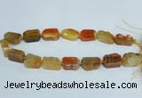 CAG7388 15.5 inches 15*20mm - 18*25mm freeform dragon veins agate beads