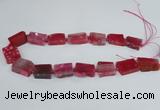 CAG7389 15.5 inches 15*20mm - 18*25mm freeform dragon veins agate beads