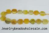 CAG7392 15.5 inches 22*25mm freeform dragon veins agate beads