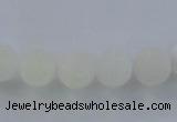 CAG7470 15.5 inches 4mm round frosted agate beads wholesale