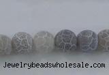 CAG7478 15.5 inches 4mm round frosted agate beads wholesale