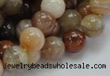 CAG765 15.5 inches 12mm round yellow agate gemstone beads wholesale