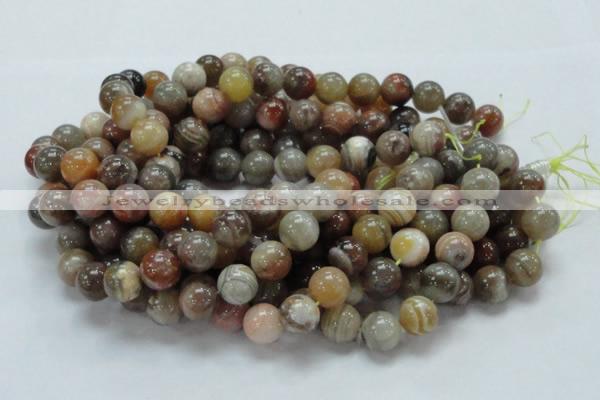 CAG766 15.5 inches 14mm round yellow agate gemstone beads wholesale