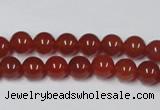 CAG7857 15.5 inches 6mm round red agate beads wholesale