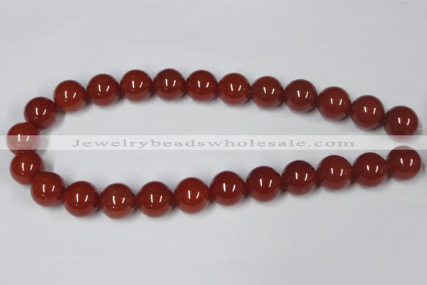 CAG7858 15.5 inches 20mm round red agate beads wholesale