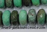 CAG7891 15.5 inches 15*20mm faceted rondelle grass agate beads