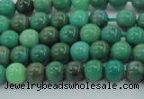 CAG7904 15.5 inches 6mm round grass agate beads wholesale