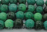 CAG7905 15.5 inches 8mm round grass agate beads wholesale