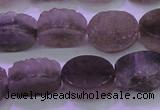 CAG8441 15.5 inches 10*14mm oval grey druzy agate gemstone beads