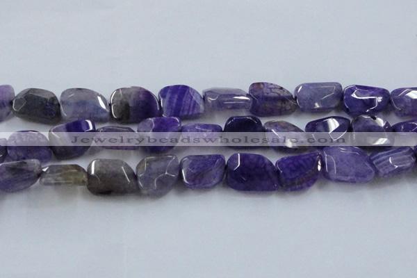 CAG8501 15.5 inches 15*20mm - 18*25mm freeform dragon veins agate beads