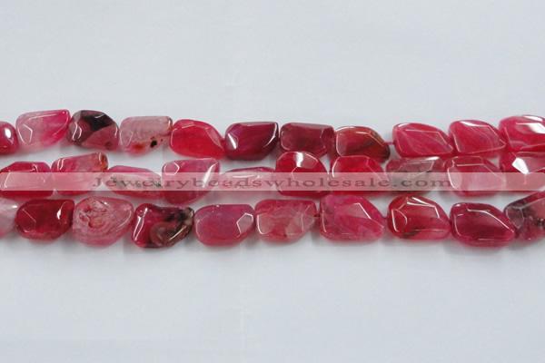 CAG8502 15.5 inches 15*20mm - 18*25mm freeform dragon veins agate beads