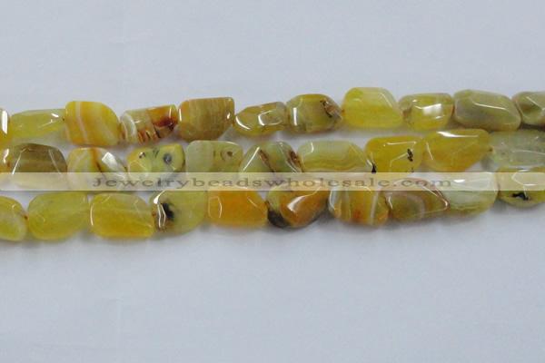 CAG8503 15.5 inches 15*20mm - 18*25mm freeform dragon veins agate beads