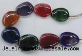 CAG8647 15.5 inches 35*40mm - 40*45mm freeform dragon veins agate beads