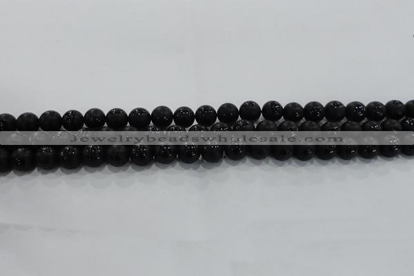 CAG8685 15.5 inches 6mm round matte tibetan agate gemstone beads