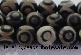 CAG8702 15.5 inches 10mm round matte tibetan agate gemstone beads