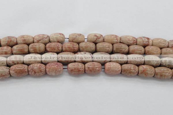 CAG8765 15.5 inches 13*18mm rice chrysanthemum agate beads