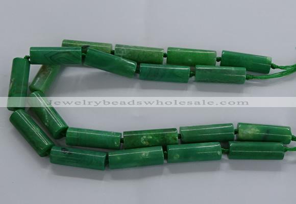 CAG9089 15.5 inches 12*46mm - 13*48mm tube dragon veins agate beads