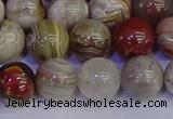 CAG9114 15.5 inches 12mm round Mexican crazy lace agate beads