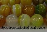 CAG9166 15.5 inches 12mm round line agate beads wholesale