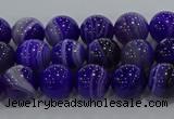 CAG9170 15.5 inches 6mm round line agate beads wholesale