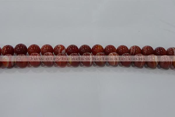 CAG9179 15.5 inches 10mm round line agate beads wholesale