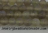 CAG9343 15.5 inches 6mm round matte grey agate beads wholesale