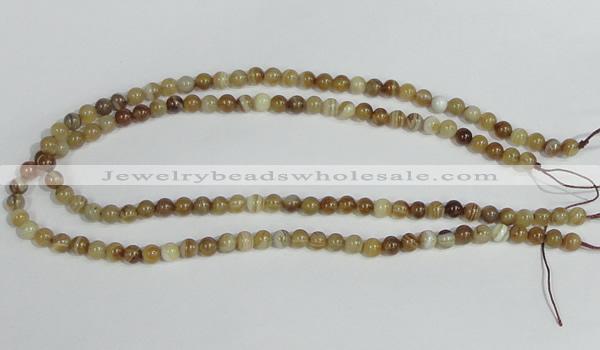 CAG936 16 inches 6mm round madagascar agate gemstone beads