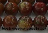 CAG9394 15.5 inches 12mm round red moss agate beads wholesale