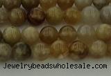 CAG9401 15.5 inches 6mm round ocean fossil agate beads wholesale