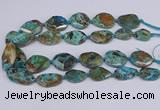 CAG9412 15.5 inches 20*25mm - 25*35mm freeform ocean agate beads