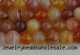 CAG9561 15.5 inches 6mm round red botswana agate gemstone beads